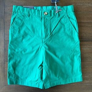 Vineyard vines boys stretch breaker shorts size 12 new with tags green